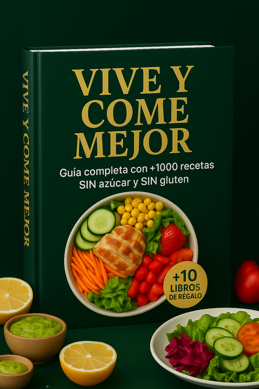 VIVE Y COME MEJOR + 1000 recetas saludables + 10 REGALOS